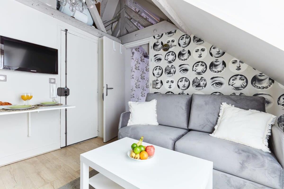 Vosges 1Br Cozy Leilighet Paris Eksteriør bilde
